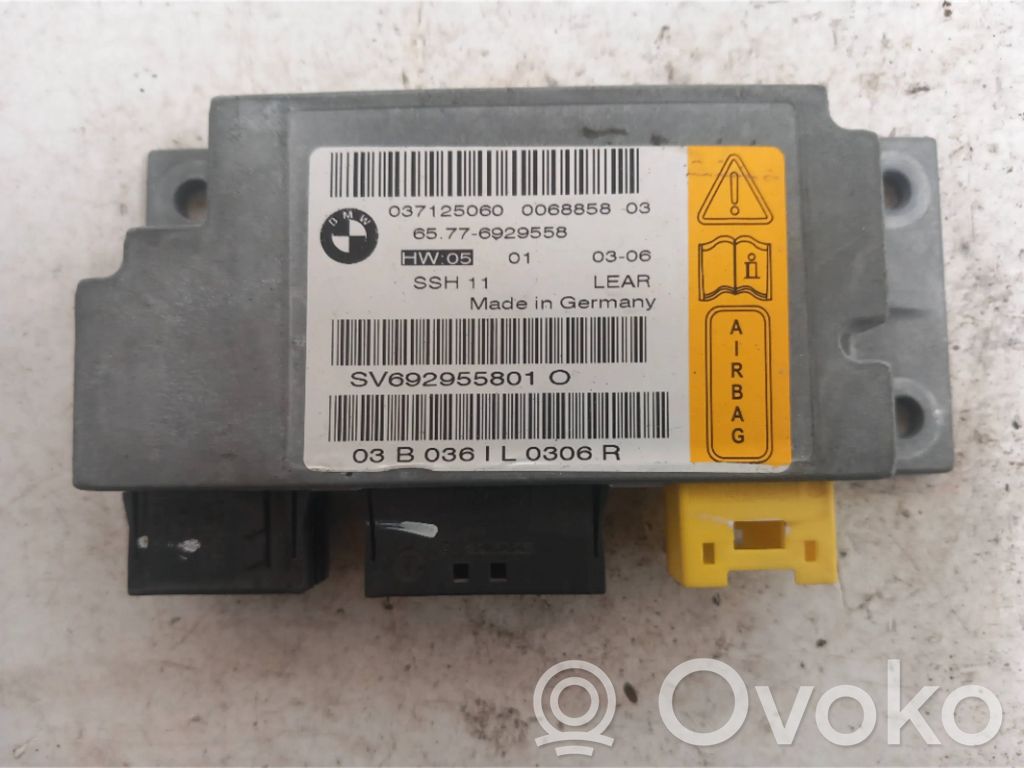 BMW 7 E65 E66 Module de contrôle airbag 