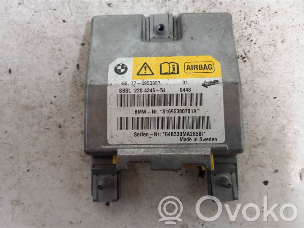 BMW 5 E60 E61 Turvatyynyn ohjainlaite/moduuli 