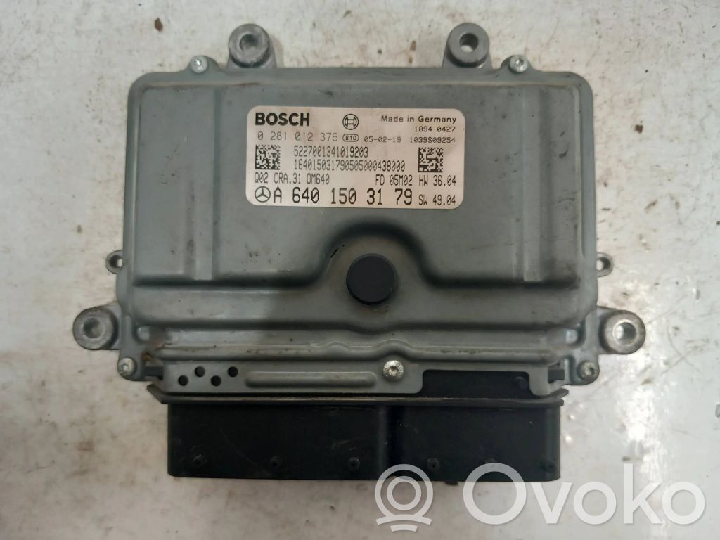 Mercedes-Benz A W169 Engine control unit/module 