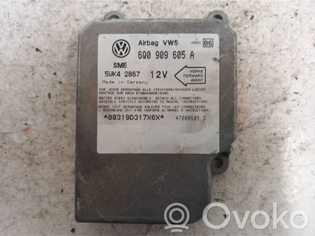 Volkswagen Golf IV Sterownik / Moduł Airbag 