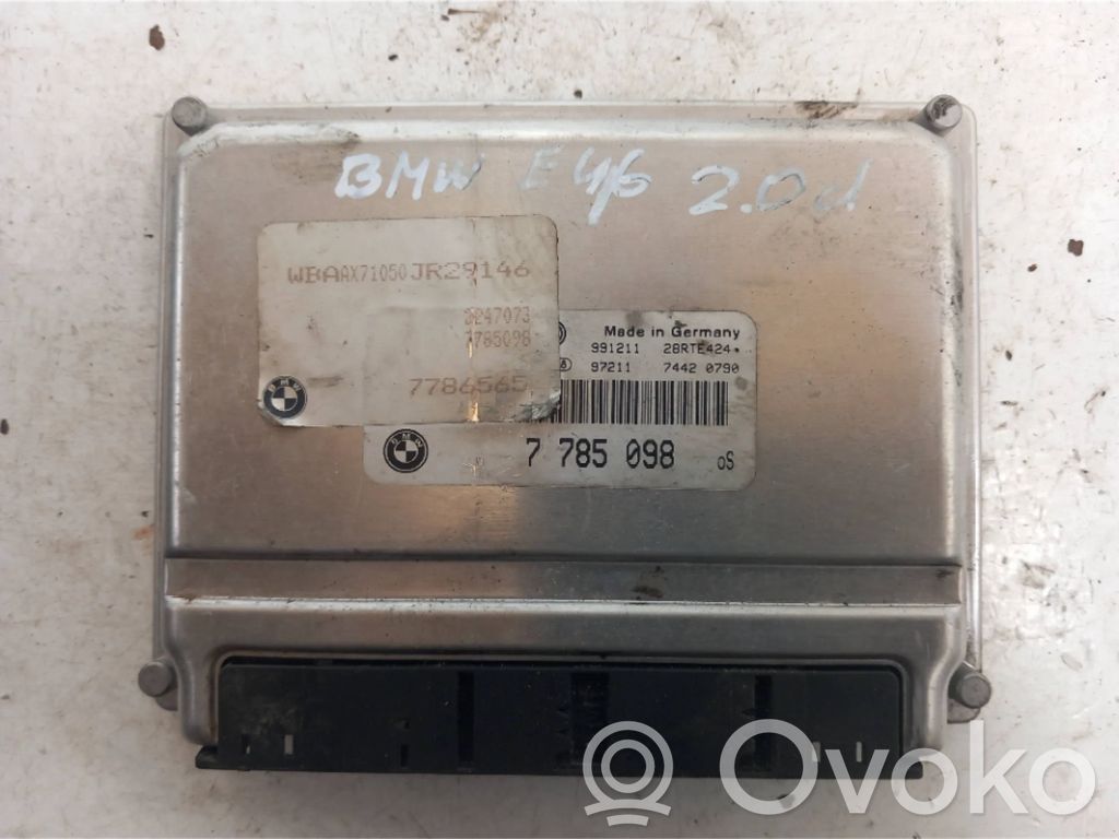 BMW 3 E46 Engine control unit/module 