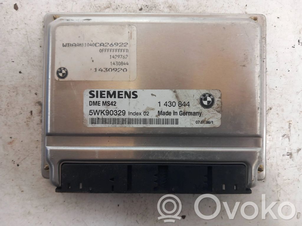 BMW 3 E46 Unidad de control/módulo ECU del motor 