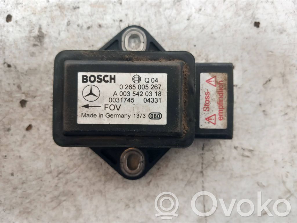 Mercedes-Benz E W211 Sensor ESP de aceleración de frecuencia del intermitente 