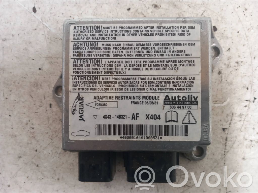 Jaguar X-Type Airbag control unit/module 