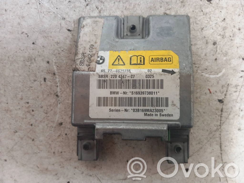 BMW 5 E60 E61 Airbag control unit/module 