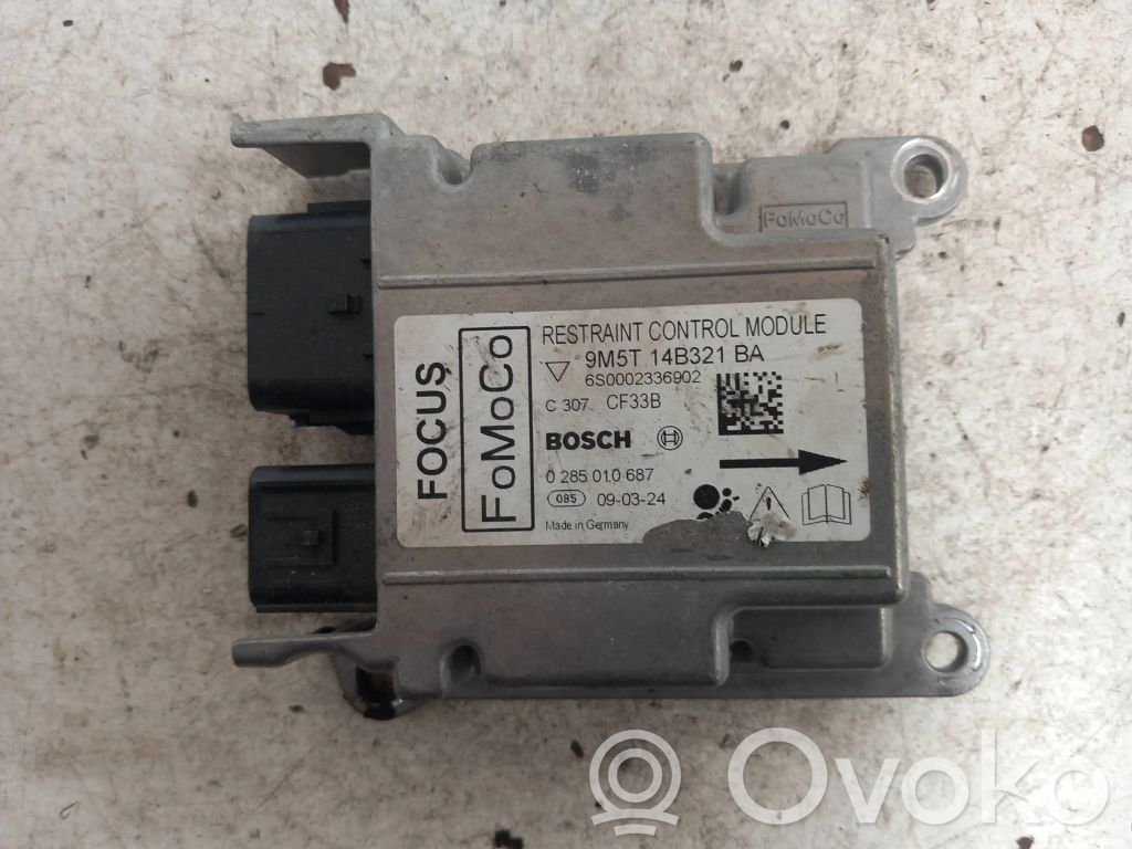 Airbag control unit/module   9M5T14B321BA,0285010687