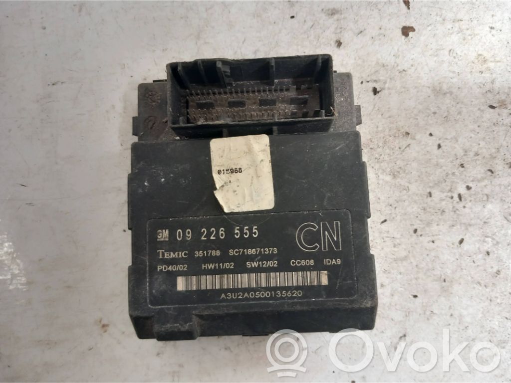 Moduł / Sterownik komfortu   09226555,SC718671373,351786