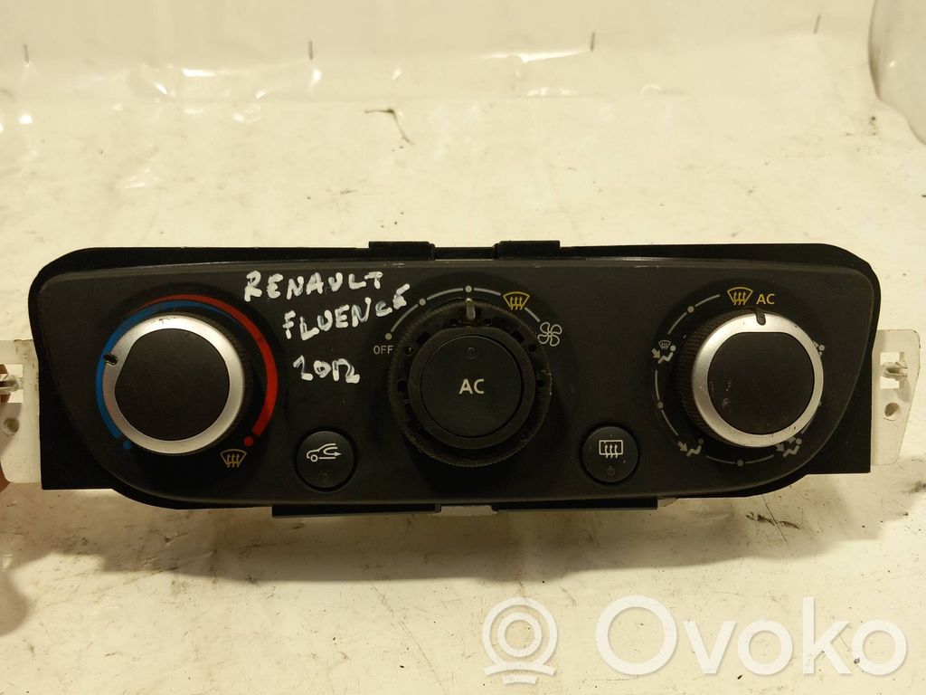 Renault Fluence Interruptor de control del ventilador interior 
