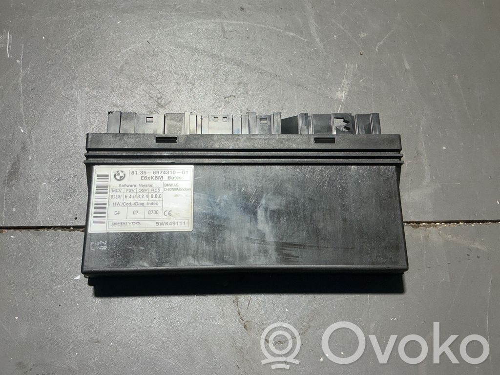BMW 5 E60 E61 Komforta modulis 
