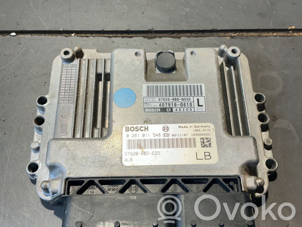 Honda Accord Engine control unit/module 