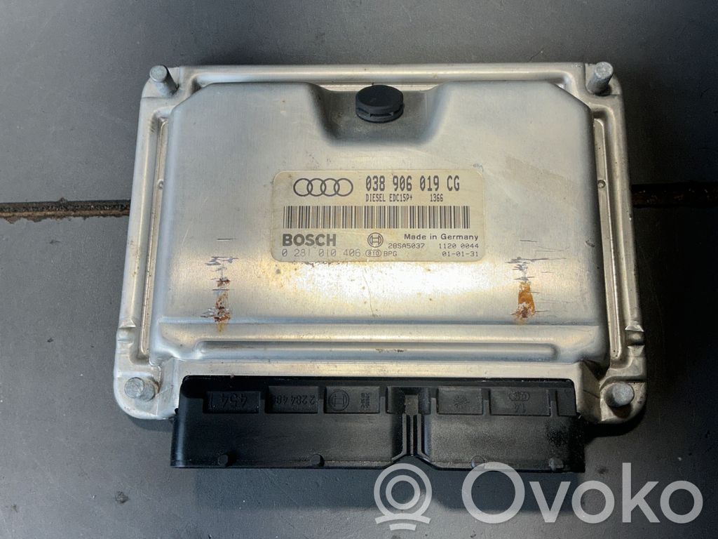 Engine control unit/module   038906019CG,28SA5037,0281010406