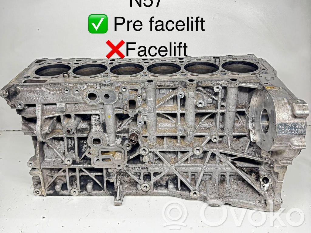 BMW 5 F10 F11 Blok silnika 