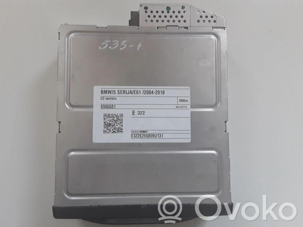 BMW 5 E60 E61 CD/DVD keitiklis 