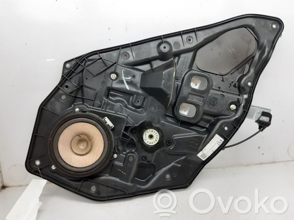Mazda 2 Lève-vitre manuel de porte arrière 