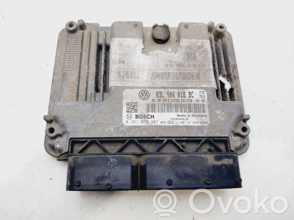 Volkswagen Scirocco Engine control unit/module 