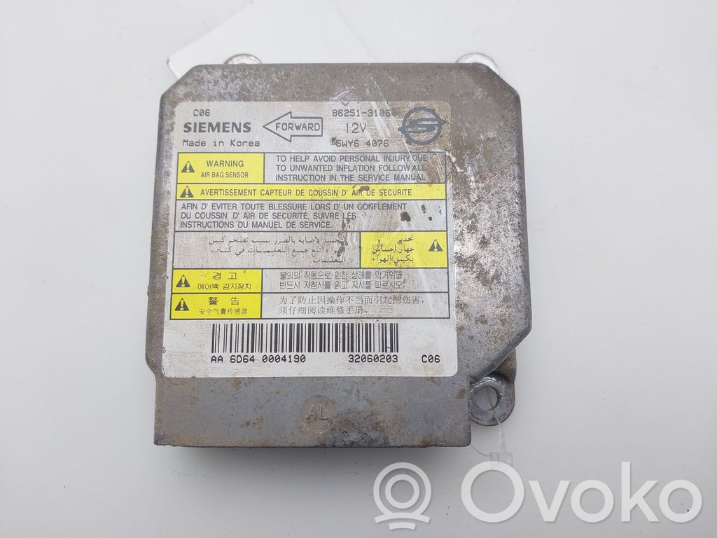 SsangYong Actyon Unidad de control/módulo del Airbag 