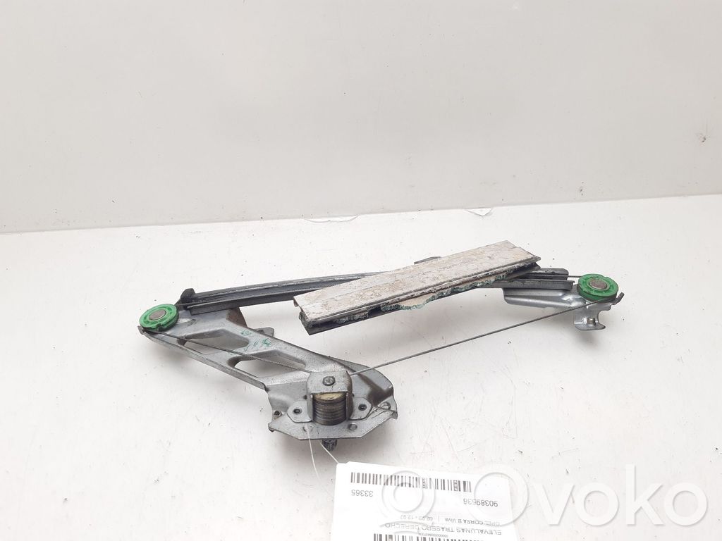 Opel Corsa B Regulador manual de la ventanilla trasera 