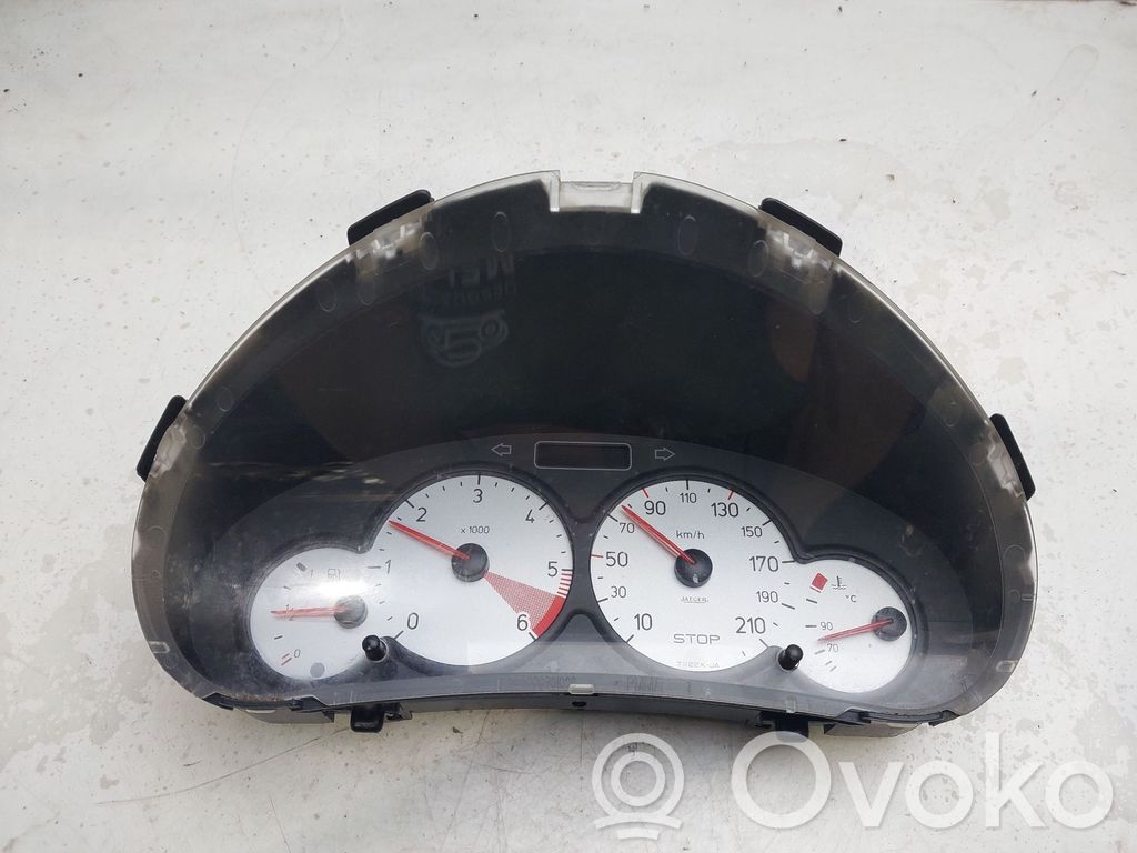 Peugeot 206 Tachimetro (quadro strumenti) 