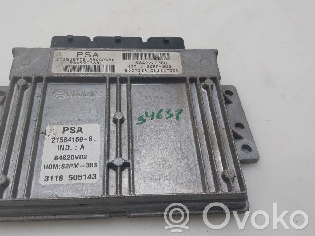 Citroen C3 Pluriel Engine control unit/module 