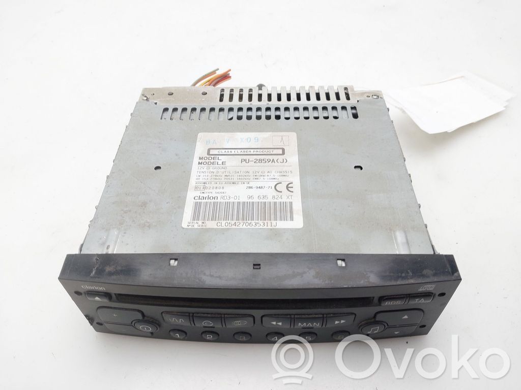 Peugeot Partner Panel / Radioodtwarzacz CD/DVD/GPS 