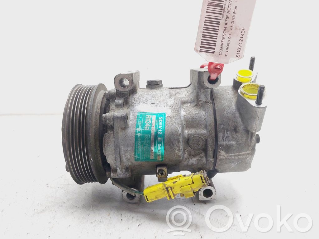 Citroen C3 Pluriel Klimakompressor Pumpe 
