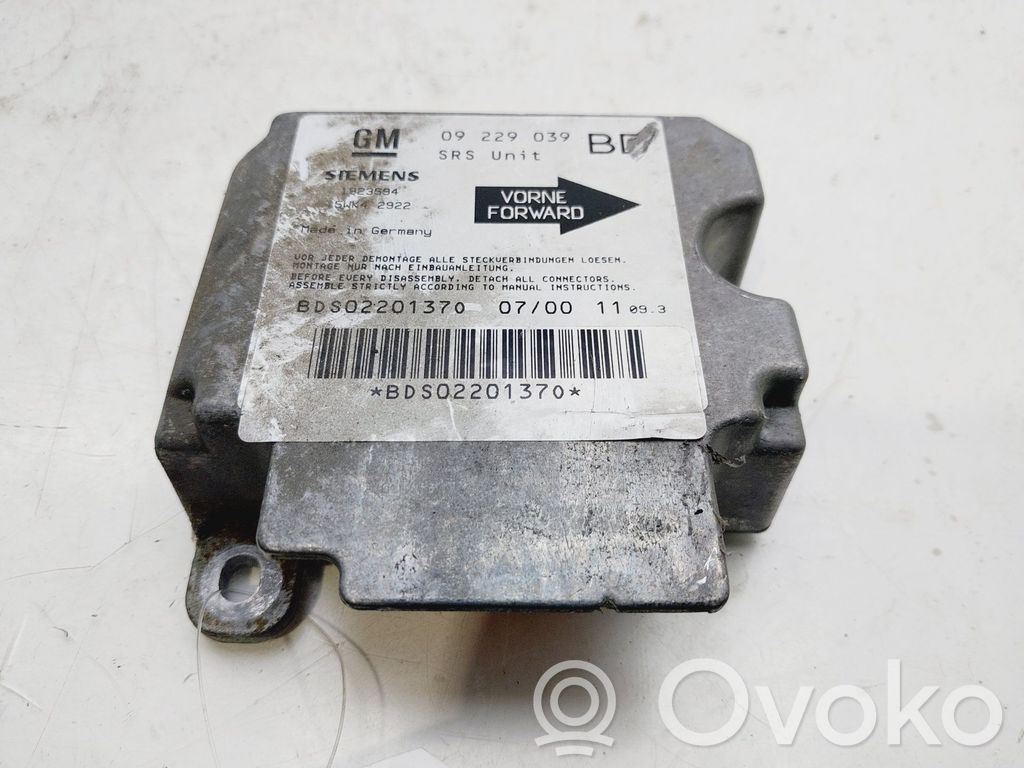 Opel Vectra B Unitate/modul de comandă airbaguri 