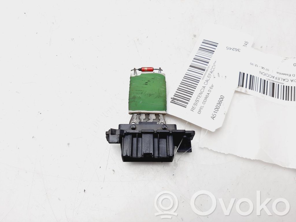 Opel Corsa D Resistencia motor/ventilador de la calefacción 