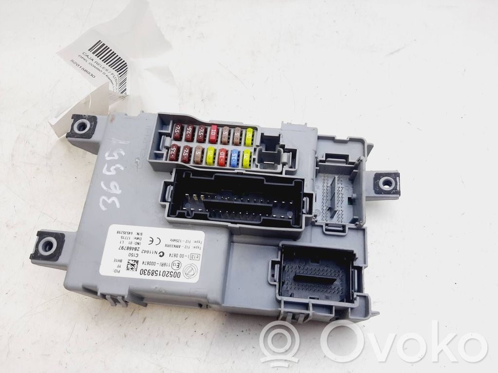 Opel Combo D Fuse module 