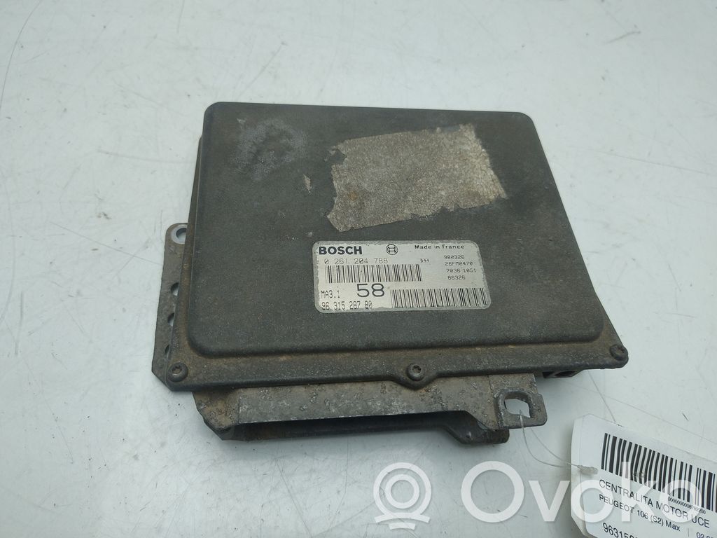 Unidad de control/módulo del motor   9631528780