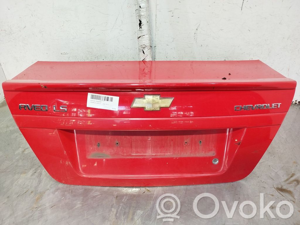 Chevrolet Aveo Puerta del maletero/compartimento de carga 