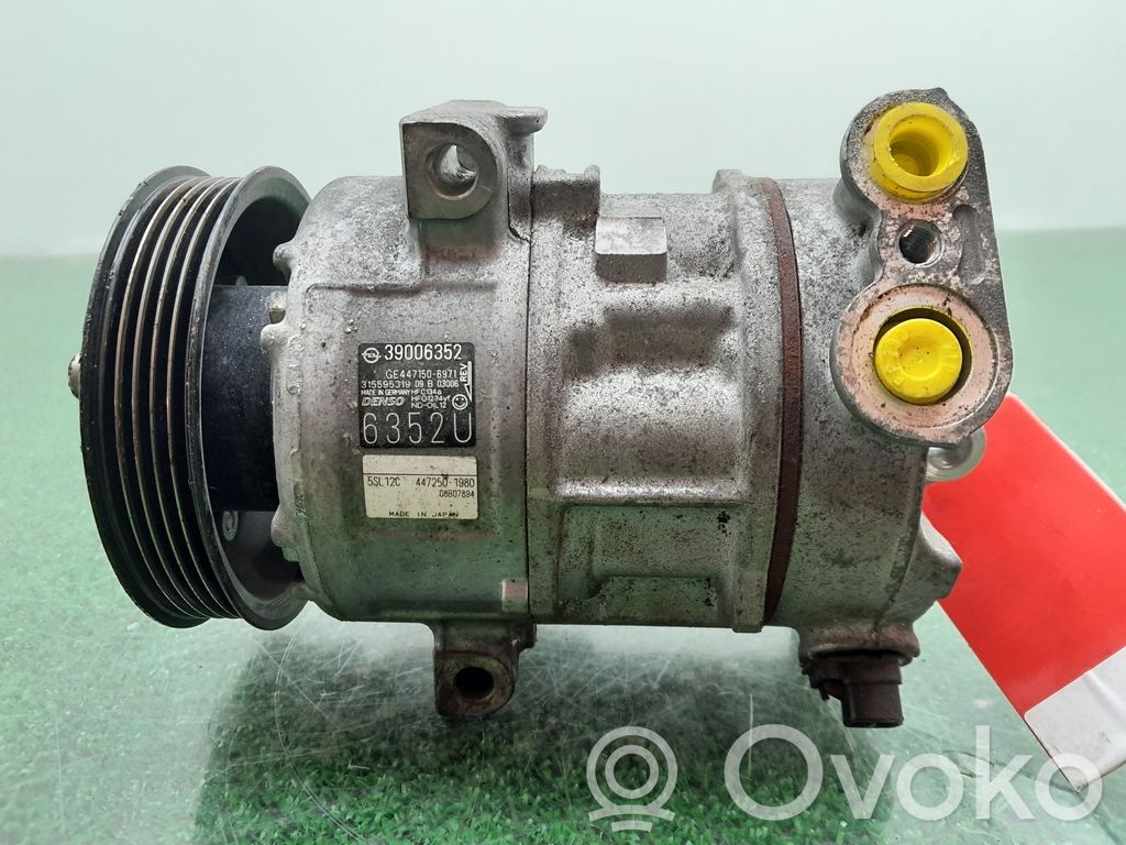 Ilmastointilaitteen kompressorin pumppu (A/C)   39006352