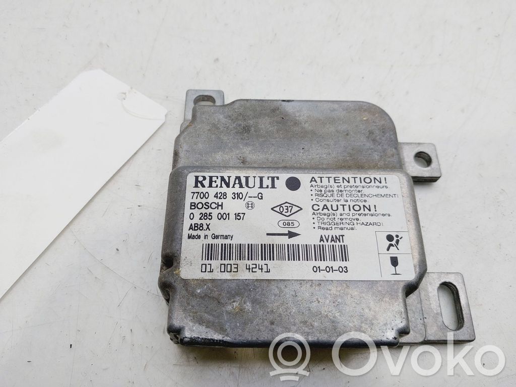 Renault Clio II Sterownik / Moduł Airbag 