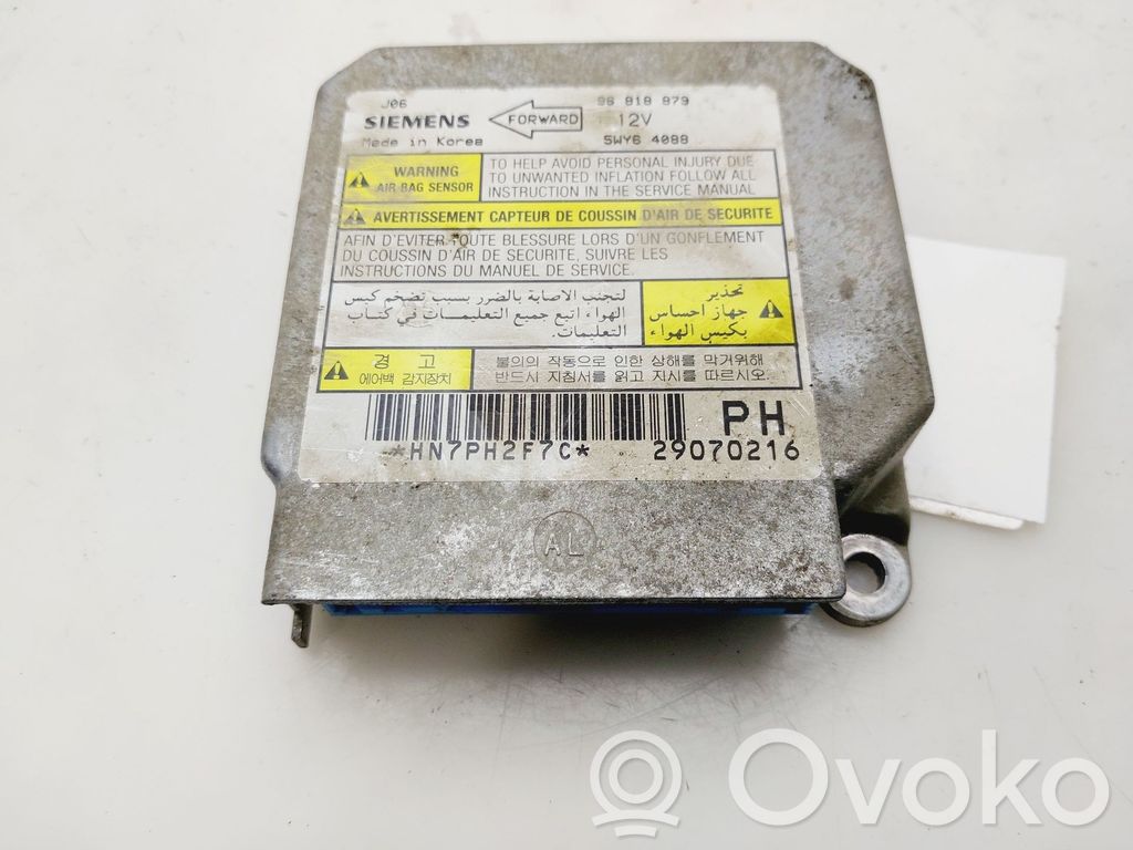 Chevrolet Lacetti Centralina/modulo airbag 