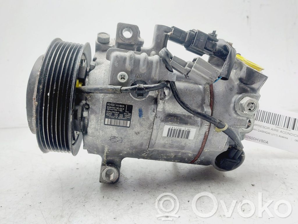 Nissan Qashqai Compressore aria condizionata (A/C) (pompa)