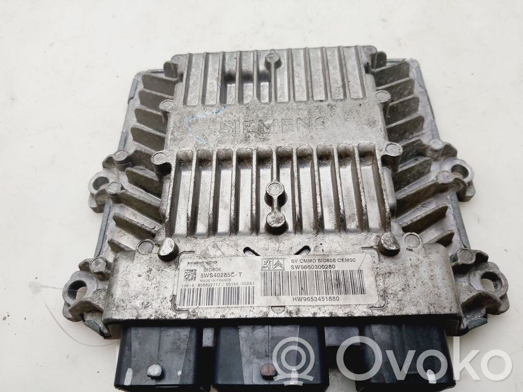 Unidad de control/módulo del motor   9660300280