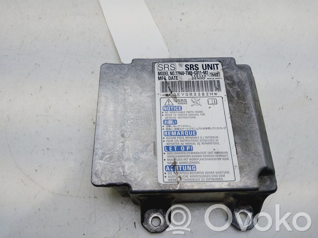 Honda Insight Module de contrôle airbag 
