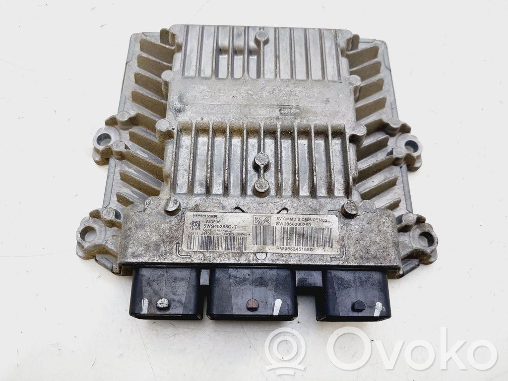 Unidad de control/módulo del motor   9660300280