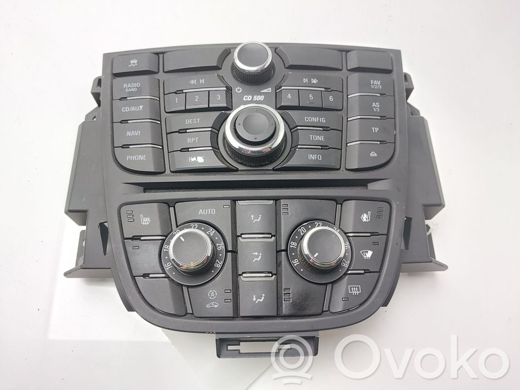 Opel Astra J Interruptor de control multifunción 
