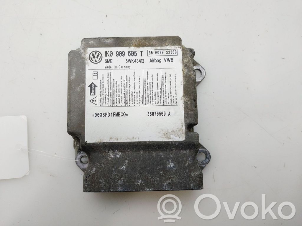 Centralina/modulo airbag   1K0909605T