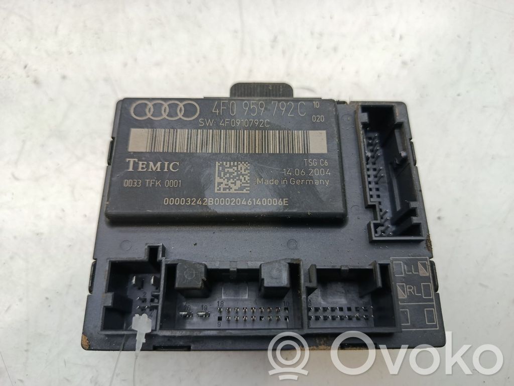 Audi A6 S6 C6 4F Door central lock control unit/module 