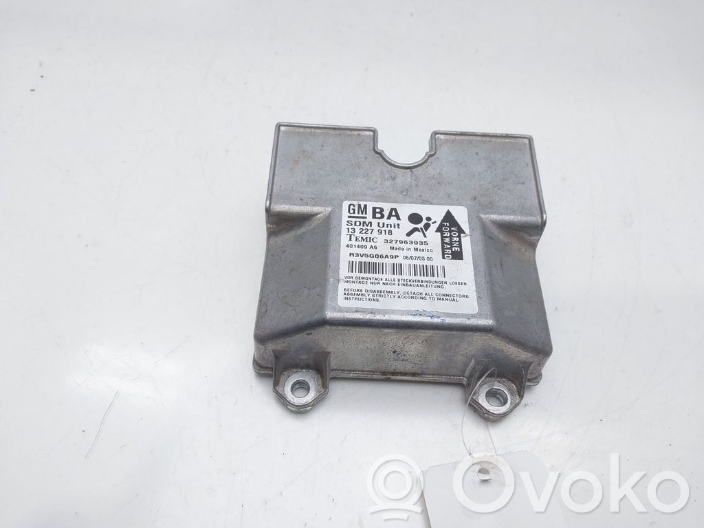 Opel Astra H Module de contrôle airbag 