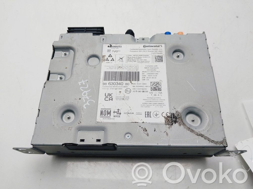 Panel / Radioodtwarzacz CD/DVD/GPS   9863034080