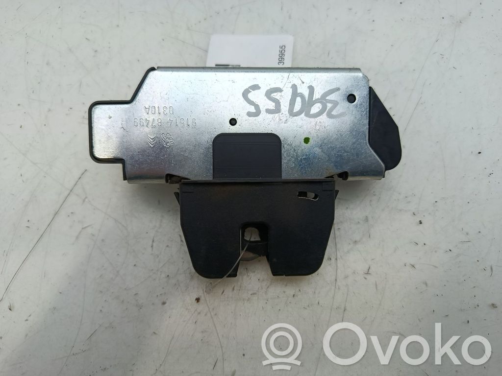 Citroen C3 Blocco/chiusura/serratura del portellone posteriore/bagagliaio