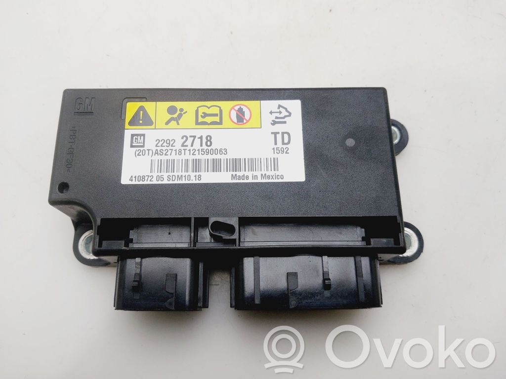 Opel Insignia A Unitate/modul de comandă airbaguri 