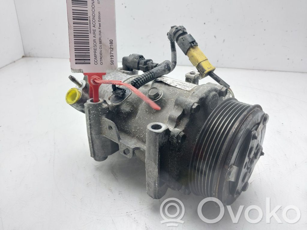 Citroen C5 Compressore aria condizionata (A/C) (pompa)