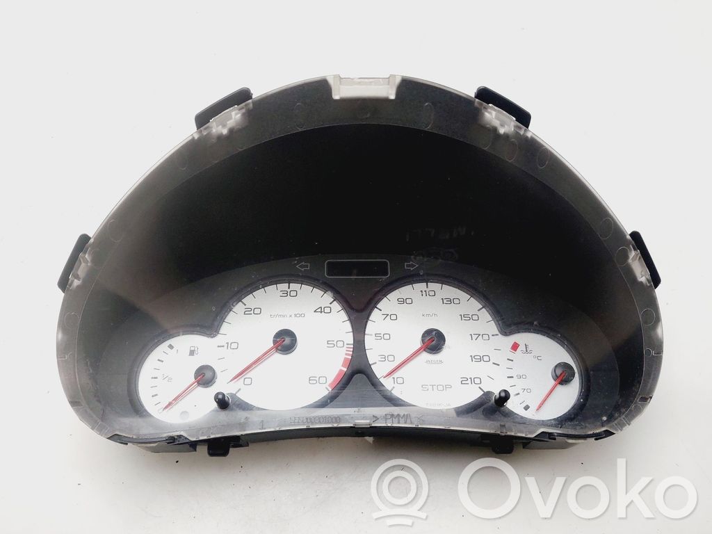 Peugeot 206 Tachimetro (quadro strumenti) 