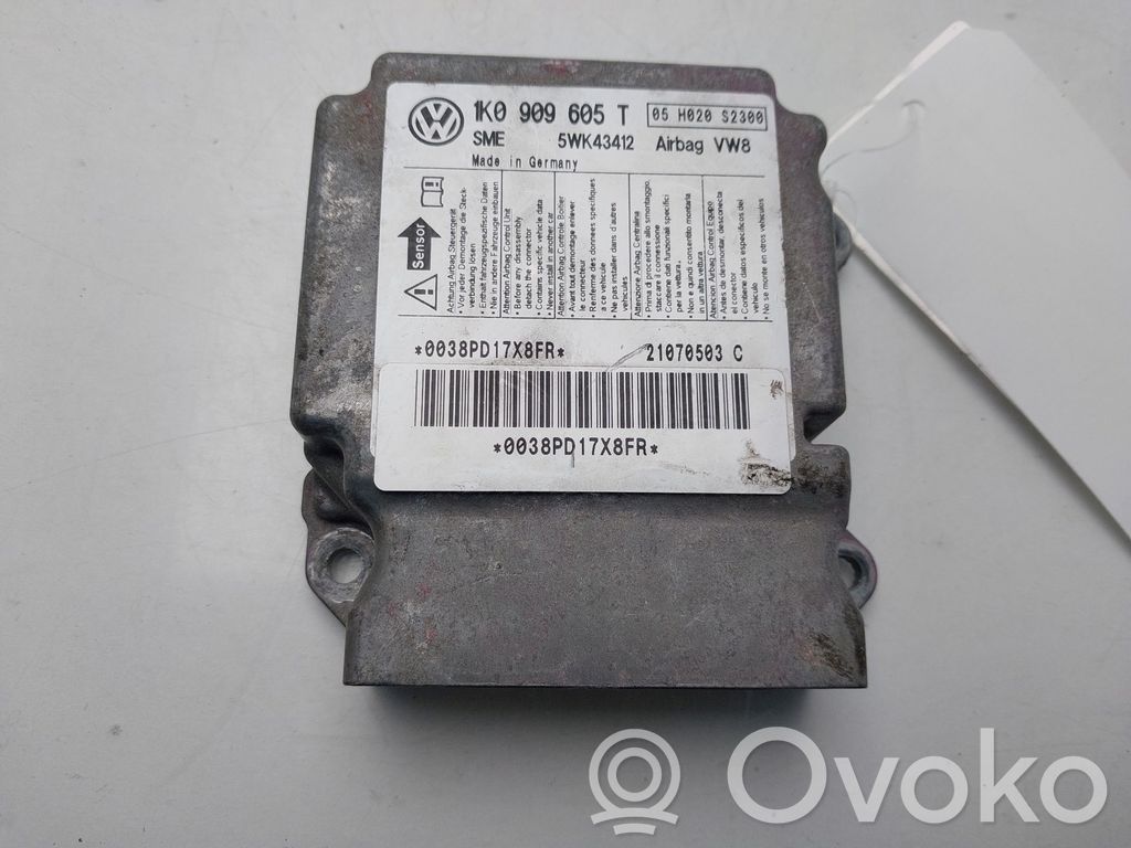 Centralina/modulo airbag   1K0909605T