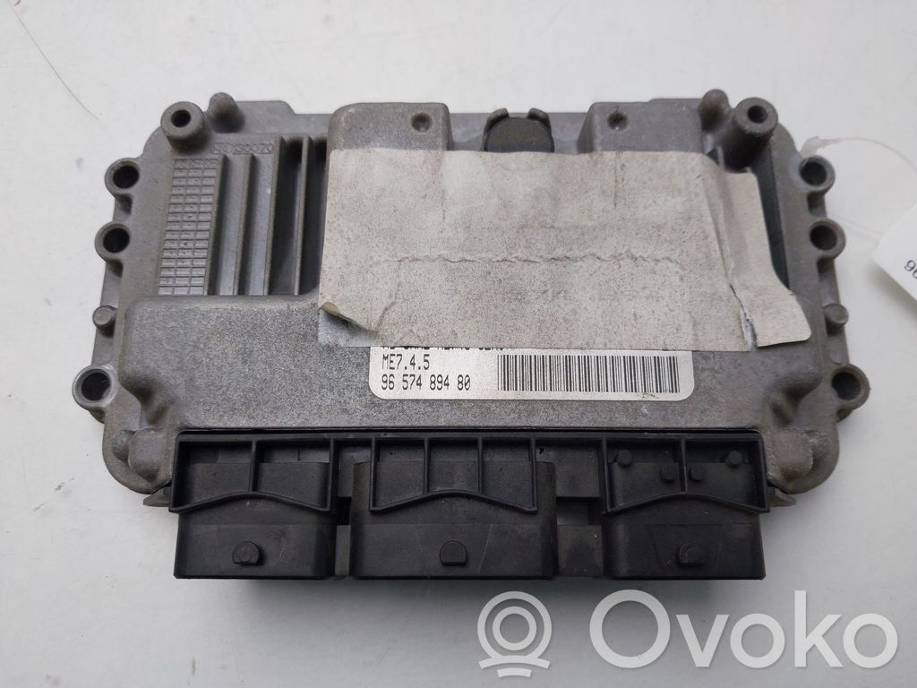 Unidad de control/módulo del motor   9657489480