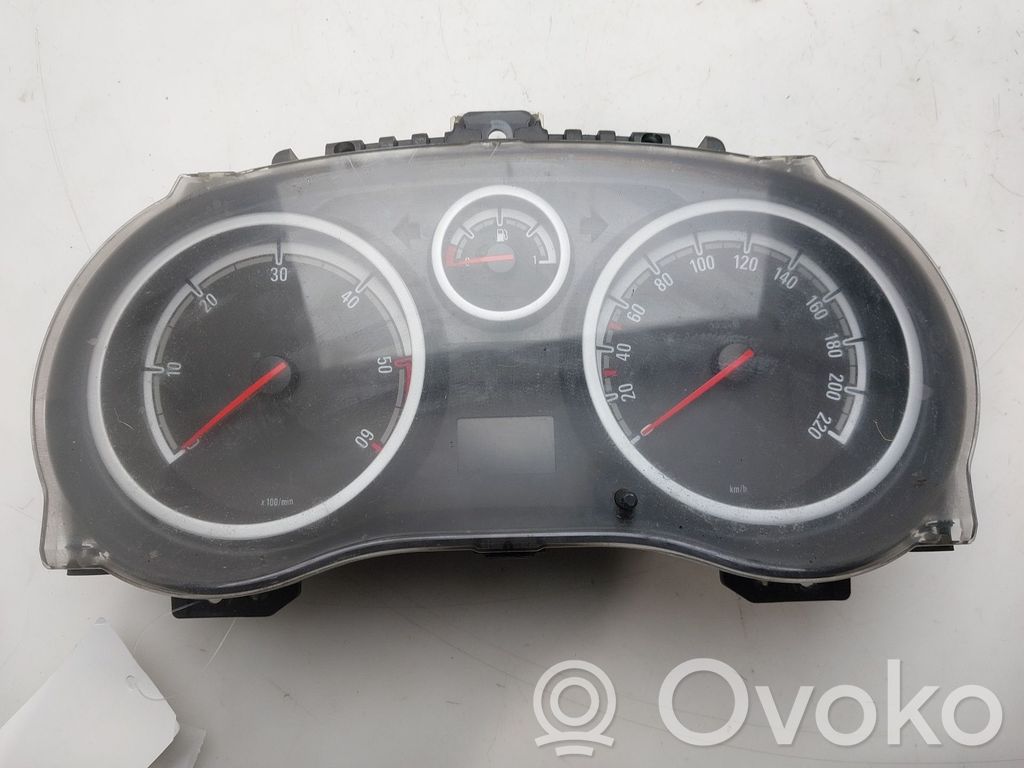 Opel Corsa D Geschwindigkeitsmesser Cockpit 