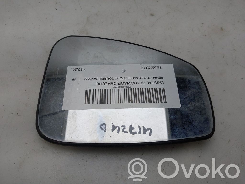Renault Megane III Vetro specchietto retrovisore